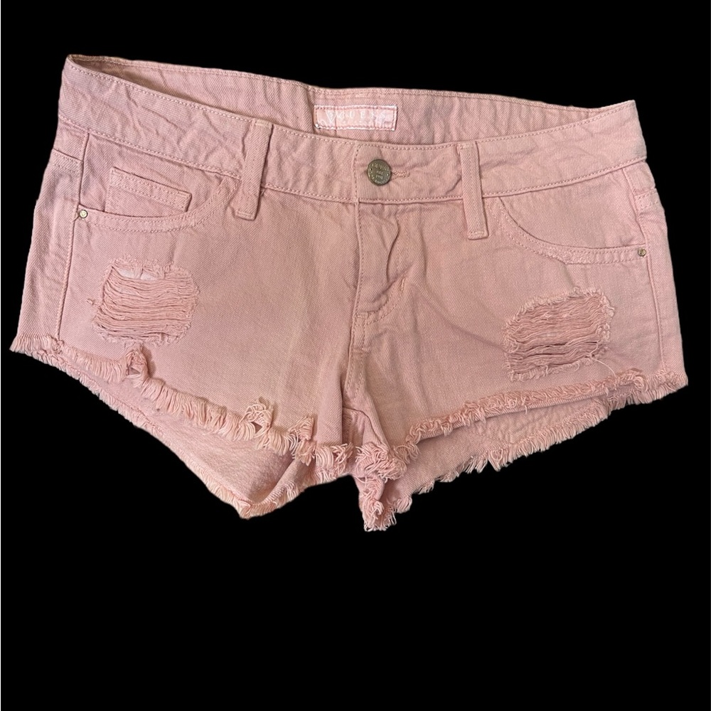 GUESS shorts women size 26 pink